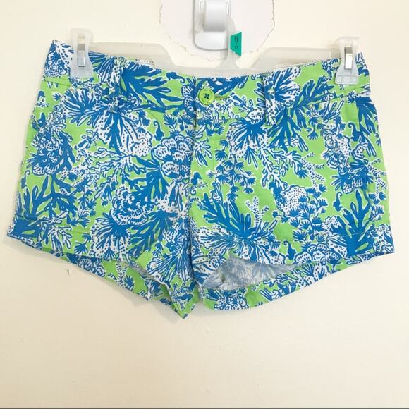 LILLY PULITZER Walsh Shorts “Biggest Fan”, Size 2 - Picture 5 of 9